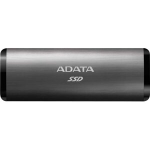 Накопитель SSD A-data USB-C 512GB ASE760-512GU32G2-CTI SE760 1.8" серый