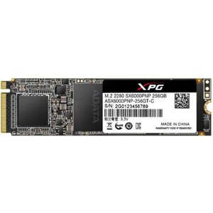 Накопитель SSD A-data XPG SX6000 pro M. 2 2280 ASX6000PNP-256GT-C, 256гб, PCI-E x4
