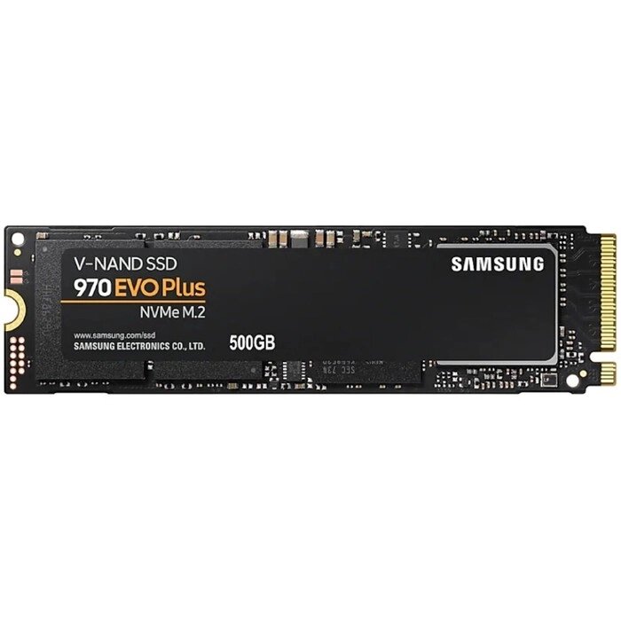 Накопитель SSD Samsung 970 EVO Plus M. 2 2280 MZ-V7S500BW, 500Гб, PCI-E x4 от компании Интернет-гипермаркет «MALL24» - фото 1
