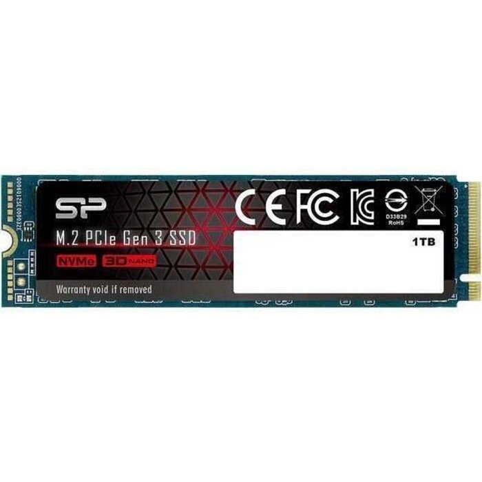 Накопитель SSD Silicon Power M-Series M. 2 2280 SP001TBP34A80M28, 1Тб, PCI-E x4 от компании Интернет-гипермаркет «MALL24» - фото 1