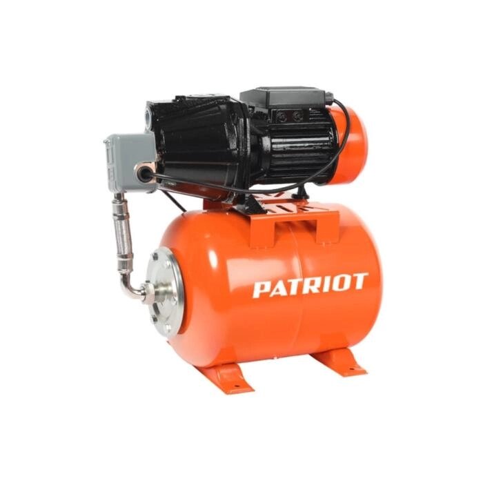 Насосная станция PATRIOT PW 1200-24 C 315302619, напор 50 м, 25 л/мин, бак 24 л, чугун от компании Интернет-гипермаркет «MALL24» - фото 1