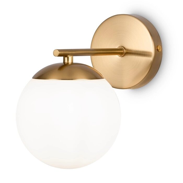Настенный светильник (бра) Marble, 1xE27, цвет латунь от компании Интернет-гипермаркет «MALL24» - фото 1