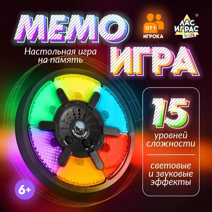 Настольная игра на память "Мемо-игра" от компании Интернет-гипермаркет «MALL24» - фото 1