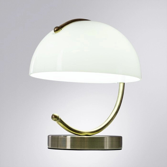 Настольная лампа Arte Lamp Banker A5041LT-1AB, G4, 7 Вт, 23х23х28 см, бронза от компании Интернет-гипермаркет «MALL24» - фото 1