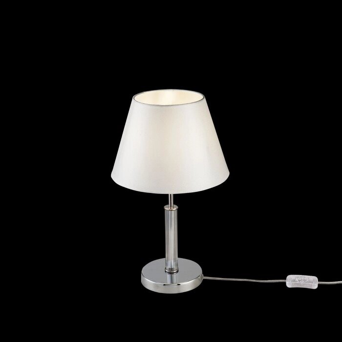 Настольная лампа Clarissa 1x40Вт E14 хром от компании Интернет-гипермаркет «MALL24» - фото 1