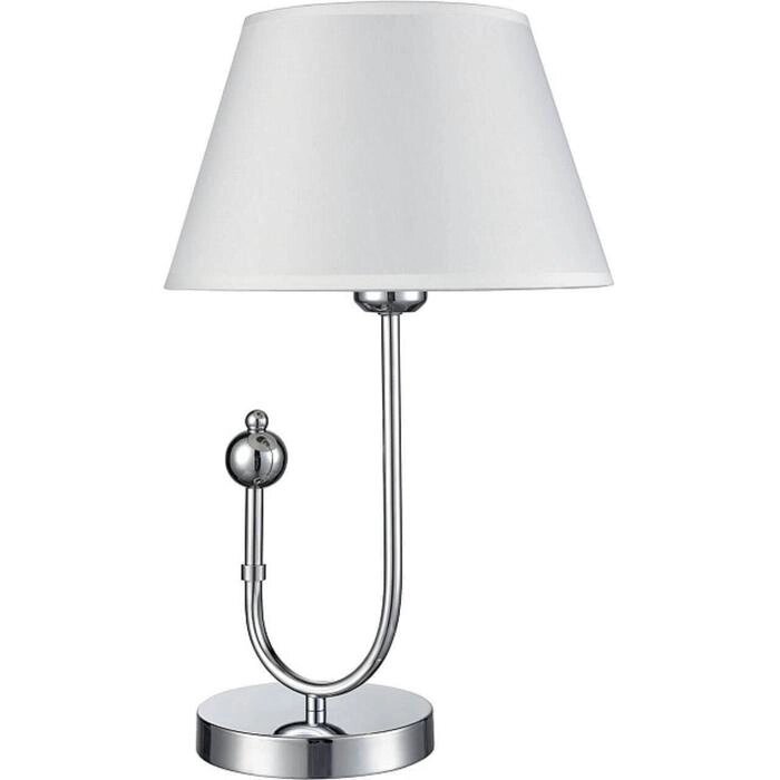 Настольная лампа Fabio, 1x60Вт E27 , цвет хром от компании Интернет-гипермаркет «MALL24» - фото 1