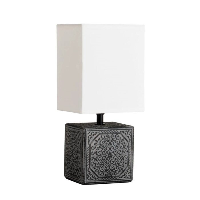 Настольная лампа FIORI, 1x40Вт E14, цвет чёрный от компании Интернет-гипермаркет «MALL24» - фото 1