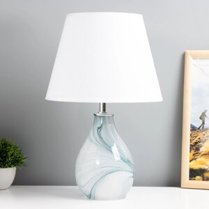Настольная лампа "Фьюжн" E14 40Вт белый 25х25х39 см