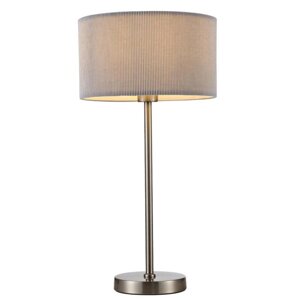 Настольная лампа MALLORCA, 1x40Вт E27, цвет серебро