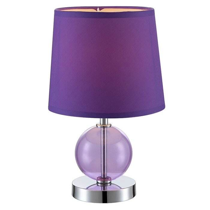 Настольная лампа VOLCANO 1x40Вт E14 фиолетовый 18x18x30см от компании Интернет-гипермаркет «MALL24» - фото 1