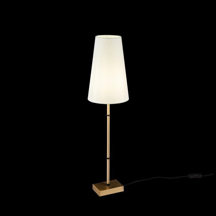 Настольная лампа Zaragoza, 1x60Вт E27 латунь от компании Интернет-гипермаркет «MALL24» - фото 1