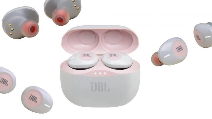 Наушники JBL Tune 125 TWS (белый/розовый) от компании Интернет-гипермаркет «MALL24» - фото 1