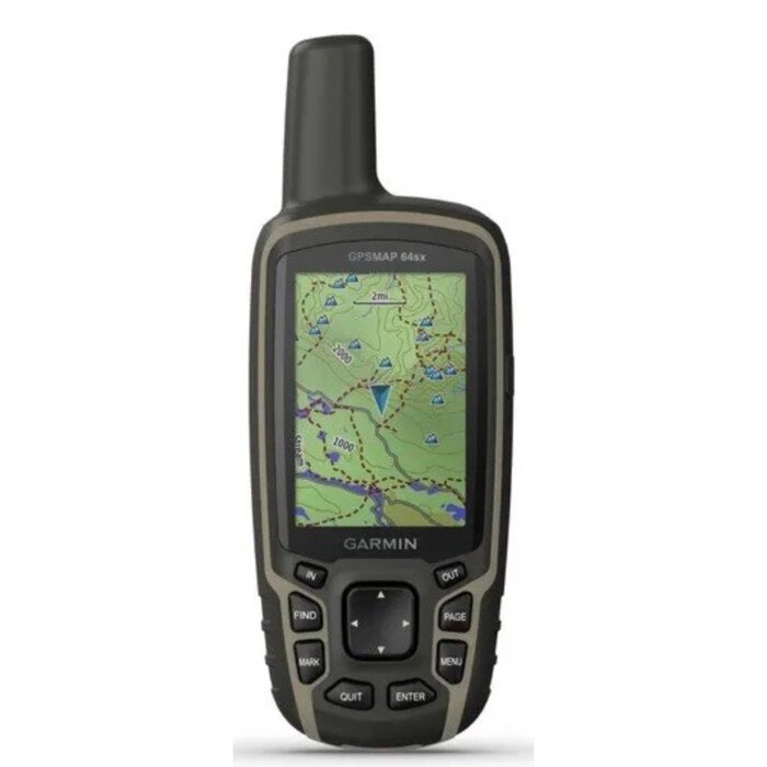 Навигатор автомобильный GPS Garmin GPSMAP 64SX (010-02258-11), ГЛОНАСС, EGNOS, WAAS от компании Интернет-гипермаркет «MALL24» - фото 1