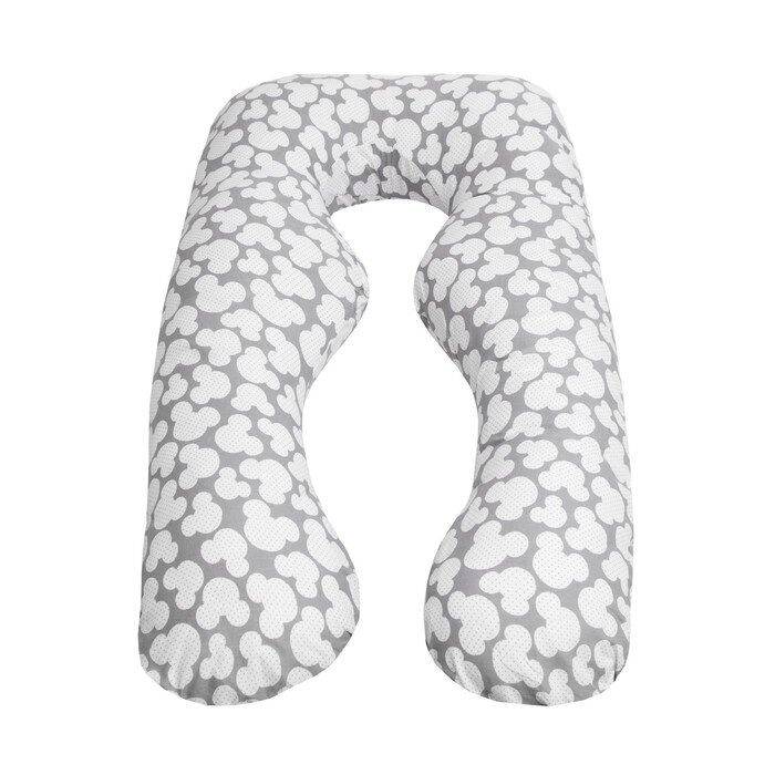 Наволочка к подушке для беременных "Мышонок", размер 340х72 см, цвет серый от компании Интернет-гипермаркет «MALL24» - фото 1