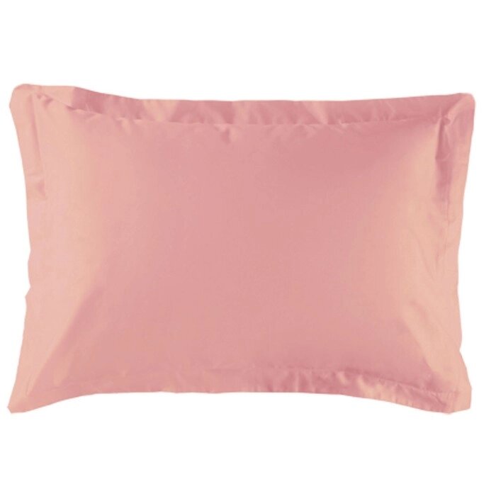 Наволочка с клапаном, размер 70х70 см, цвет розовый, сатин от компании Интернет-гипермаркет «MALL24» - фото 1