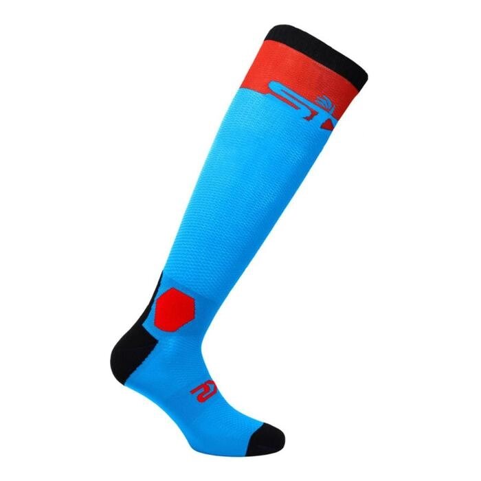 Носки SIXS LONG RACING, LORAIII-TURO, цвет Красный/Голубой, размер 44 - 47 от компании Интернет-гипермаркет «MALL24» - фото 1