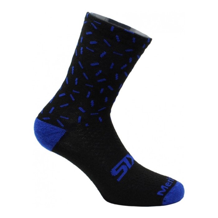 Носки SIXS MERINOS, размер I, чёрный, синий от компании Интернет-гипермаркет «MALL24» - фото 1
