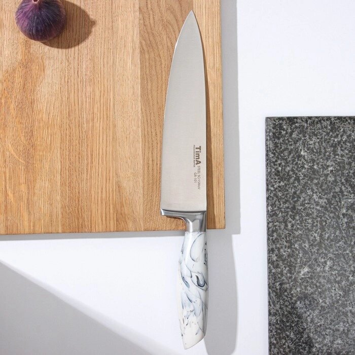 Нож кухонный GRANIT, шеф, лезвие 12 см от компании Интернет-гипермаркет «MALL24» - фото 1
