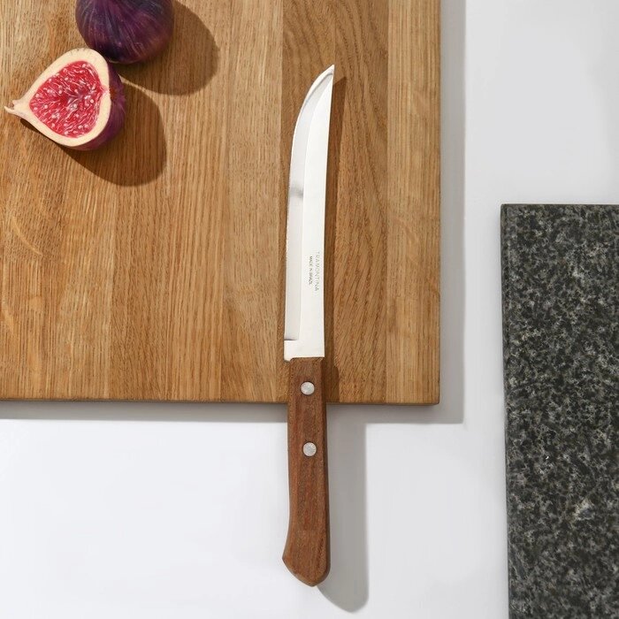 Нож кухонный универсальный Universal, лезвие 15 см, сталь AISI 420, деревянная рукоять от компании Интернет-гипермаркет «MALL24» - фото 1