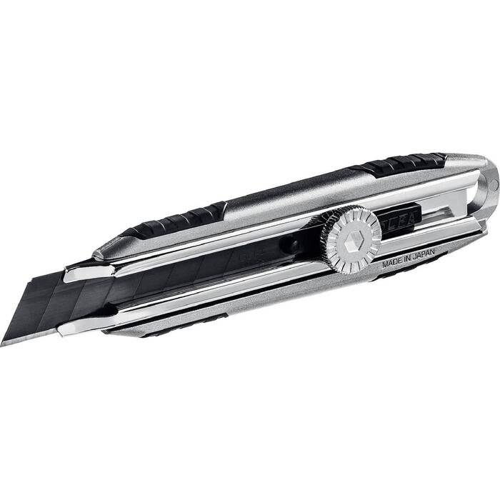 Нож OLFA X-design OL-MXP-L, цельная алюминиевая рукоять, винтовой фиксатор, 18 мм от компании Интернет-гипермаркет «MALL24» - фото 1