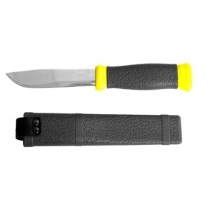 Нож STAYER "PROFI" 47630, туристический, пластиковые ножны, лезвие 110 мм