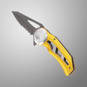 Нож "Стропорез" желтый