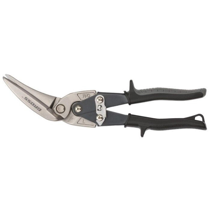 Ножницы по металлу Gross PIRANHA 78331, 270 мм, прямой и левый проходной рез, СrMo от компании Интернет-гипермаркет «MALL24» - фото 1