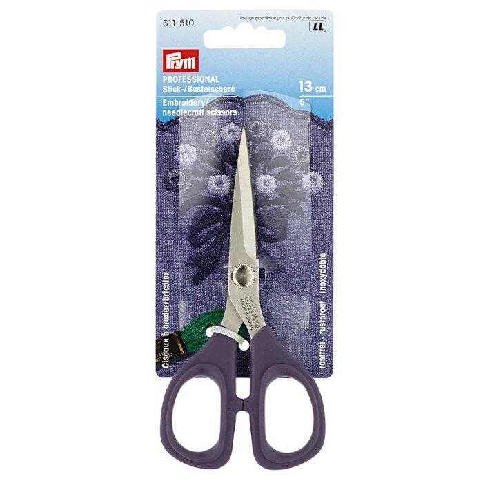 Ножницы PROFESSIONAL для вышивания (сталь) 5" 13,5 см от компании Интернет-гипермаркет «MALL24» - фото 1