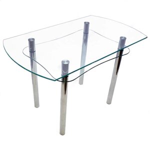 Обеденный стол "Эдгар1", 1150 660 740 мм, стекло, триплекс 5+5
