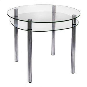 Обеденный стол "Юлий 1", 900 900 740 мм, стекло, триплекс 4+4