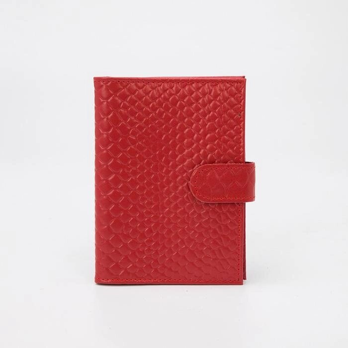 Обложка для автодокументов и паспорта, цвет красный от компании Интернет-гипермаркет «MALL24» - фото 1