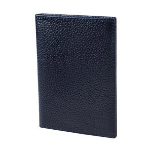 Обложка для паспорта н/к, 4 кармана, цвет синий "КАТАР"