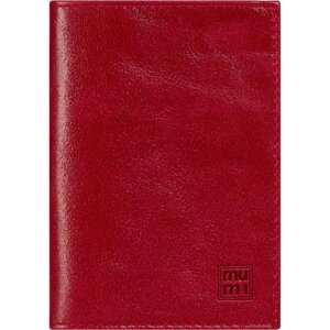 Обложка для паспорта н/к, цвет красный "КАИР"