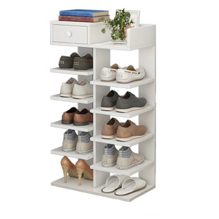 Обувница, этажерка для обуви "КарлСон24" Scandi, 50х33х106 см, цвет венге от компании Интернет-гипермаркет «MALL24» - фото 1