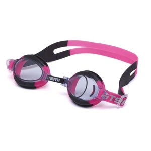 Очки для плавания Atemi S303, детские, PVC/силикон, цвет чёрный, розовый