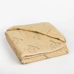 Одеяло облегчённое Адамас "Верблюжья шерсть", размер 172х205 5 см, 200гр/м2, чехол п/э
