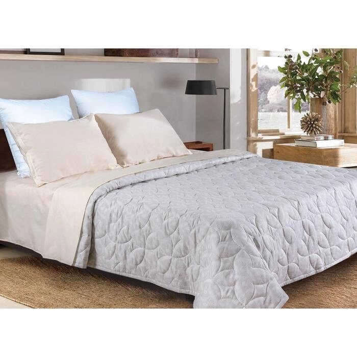 Одеяло-покрывало Organic Cotton 150х220 см, цвет светло-кофейный от компании Интернет-гипермаркет «MALL24» - фото 1