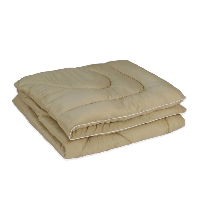 Одеяло, размер 1402052 см, верблюжья шерсть, бежевый от компании Интернет-гипермаркет «MALL24» - фото 1