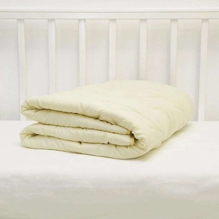 Одеяло стеганое, размер 105х140 см, овечья шерсть от компании Интернет-гипермаркет «MALL24» - фото 1
