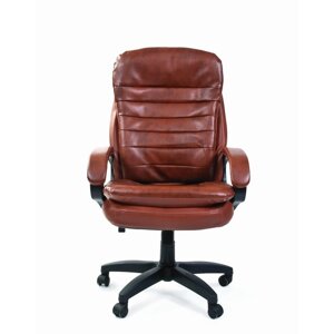 Офисное кресло Chairman 795 LT, экокожа, коричневый