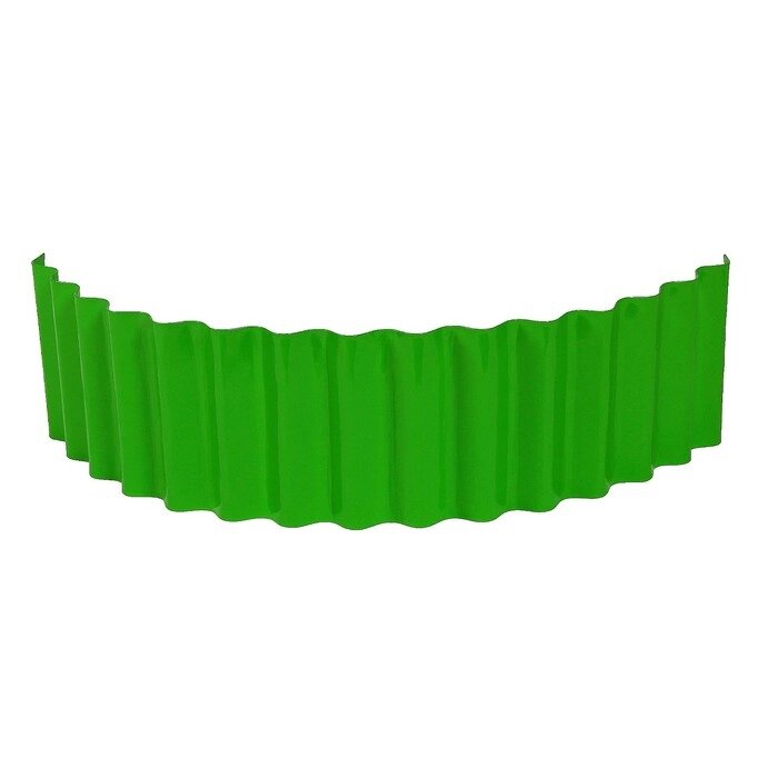 Ограждение для клумбы, 110  24 см, зелёное, "Волна" от компании Интернет-гипермаркет «MALL24» - фото 1