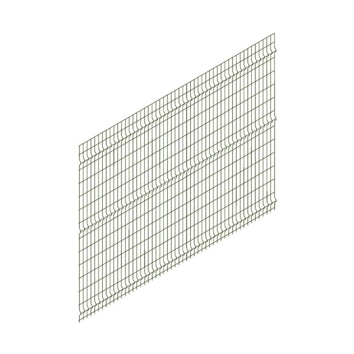 Ограждение панельное, 250  103 см, ячейка 200  55 мм, прут d = 4 мм, зелёное от компании Интернет-гипермаркет «MALL24» - фото 1