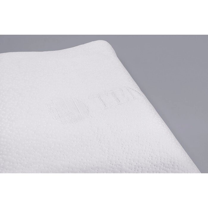 Ортопедическая подушка в Memory Foam в Fito-чехле Tencel, размер 50x30x10/7 см, цвет белый от компании Интернет-гипермаркет «MALL24» - фото 1