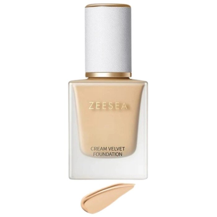 Основа тональная ZeeSea Cream Velvet Liquid Foundation, тон 02 натуральный, 20 г от компании Интернет-гипермаркет «MALL24» - фото 1