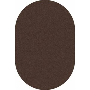Овальный ковёр Platinum t600, 100 х 200 см, цвет brown