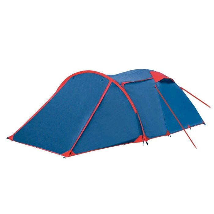 Палатка Arten Spring, двухслойная, трёхместная, цвет синий от компании Интернет-гипермаркет «MALL24» - фото 1