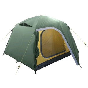 Палатка BTrace Point 2+двухслойная, двухместная, цвет зеленый
