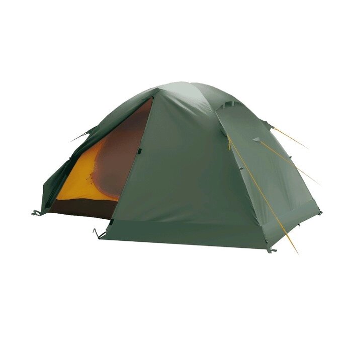 Палатка BTrace Solid 2+, двухслойная, двухместная, цвет зеленый от компании Интернет-гипермаркет «MALL24» - фото 1