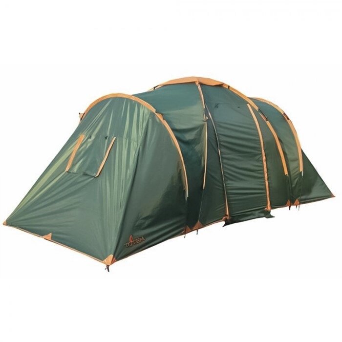 Палатка Totem Hurone 4 (V2), цвет зеленый от компании Интернет-гипермаркет «MALL24» - фото 1