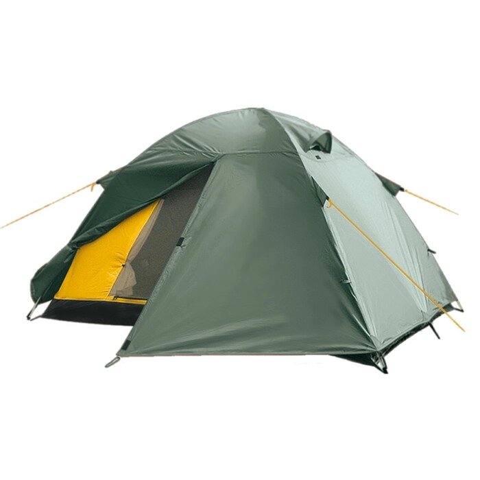 Палатка туристическая BTrace Malm 2, двухслойная, двухместная, цвет зеленый от компании Интернет-гипермаркет «MALL24» - фото 1
